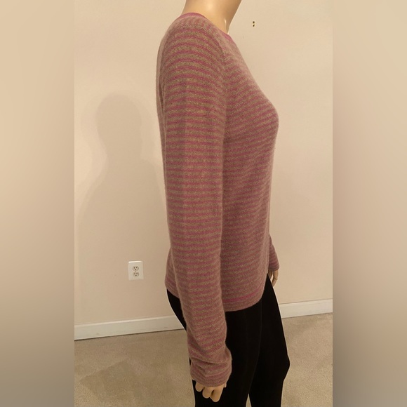 MASSIMO MOLINA / Cashmere Sweater/ Pink & Gray / Size Medium (44 Italian) - Picture 12 of 15